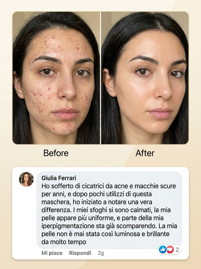 Maschera Viso Notturna Collagene - Idratazione & Effetto Rimpolpante